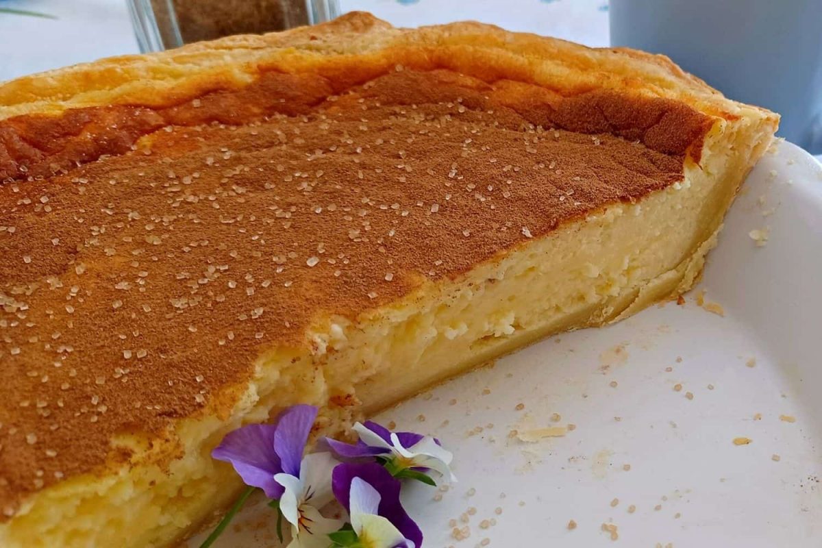Creamy Milk Tart Baked the Traditional South African Way