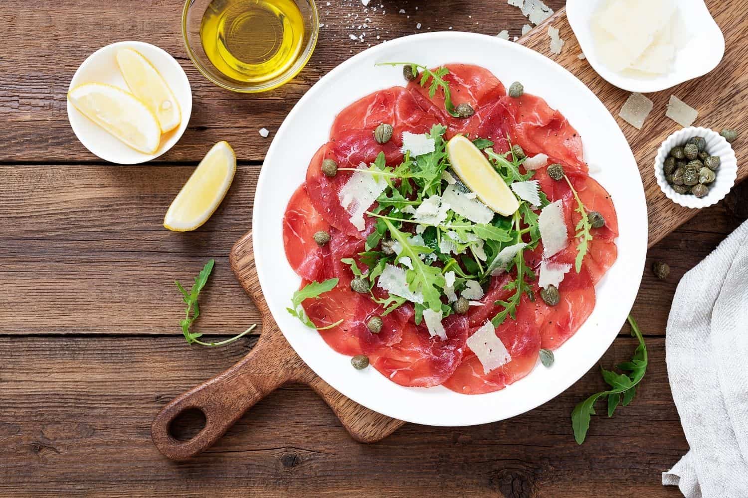 Spicy Cured Beef Carpaccio