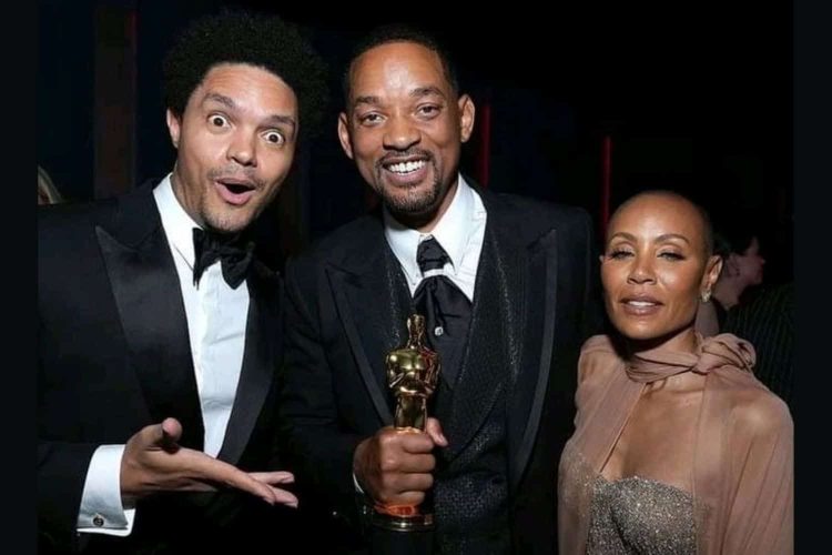 Trevor Noah called a "hypocrite" for consoling Will Smith after Oscars