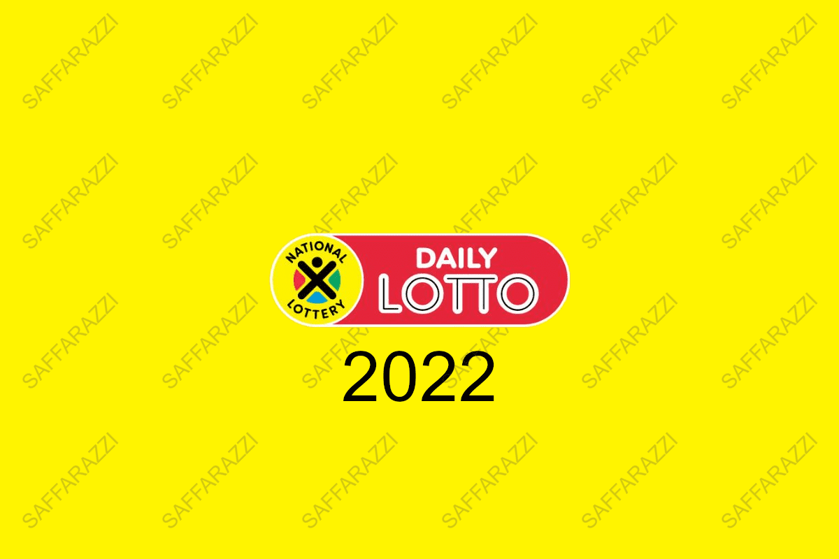 2022 Draw and Results History for the Daily Lotto